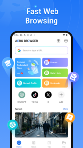 Aero Browser Source Code – Flutter App Template Source Code – Flutter App Template screenshot