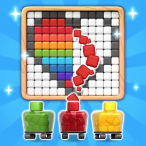 Pixel Escape Sorting Color Source Code – Unity Mobile Game Template Source Code - Unity Mobile Game Template