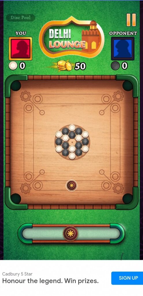 Carrom Games Source Code screenshot