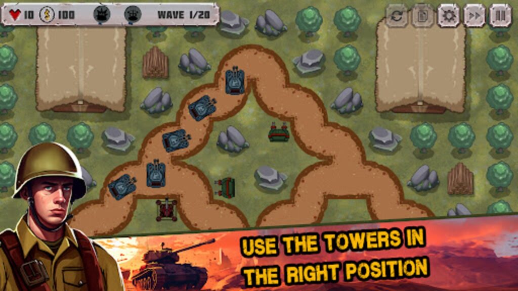 Battle Strategy: Tower Defense Unity Source Code screenshot