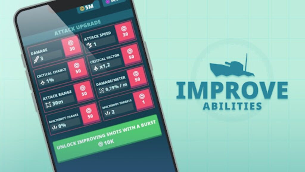 Battleship Idle Tower Defense Unity Source Code screenshot
