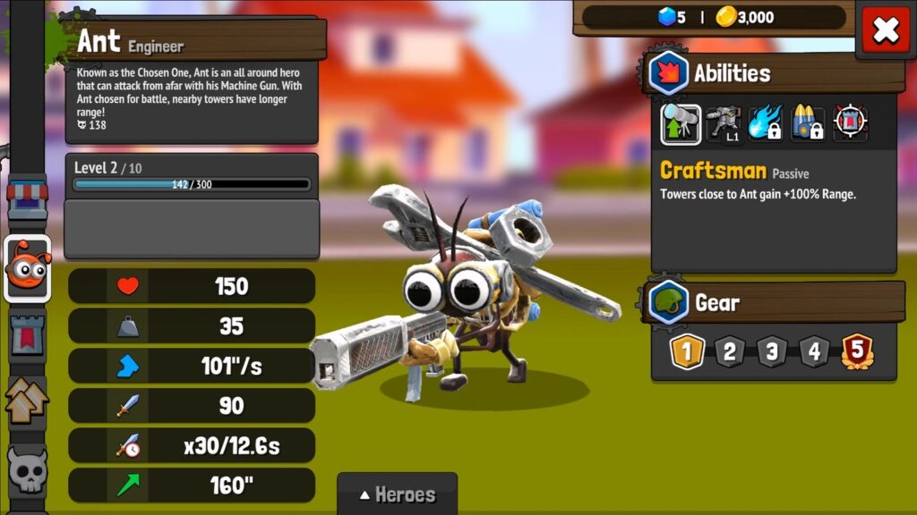 Bug Heroes: Tower Defense Unity Source Code screenshot