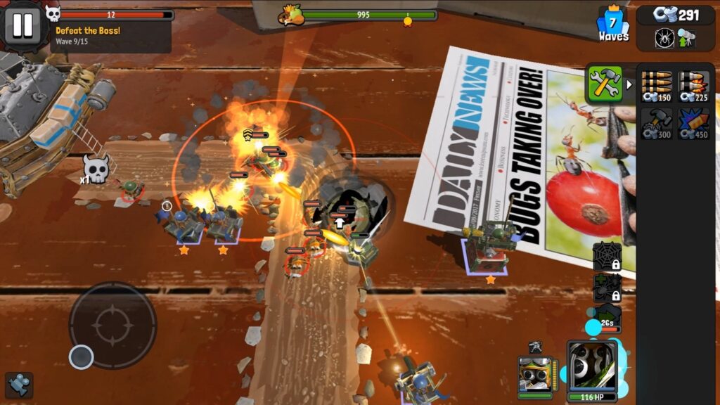 Bug Heroes: Tower Defense Unity Source Code screenshot