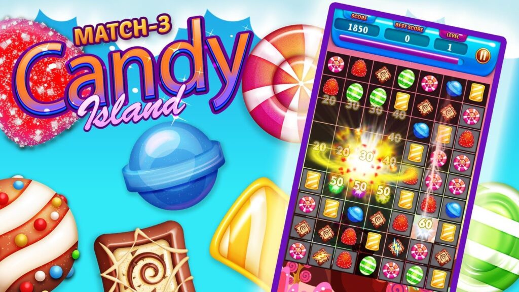Candy Island Match 3 Unity Source Code screenshot