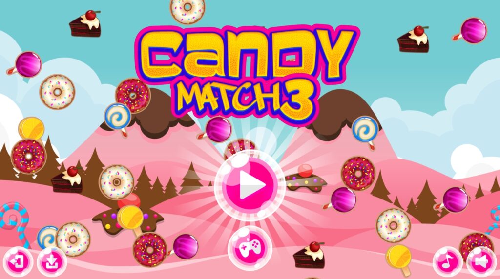 Candy Match 3 Unity Source Code screenshot