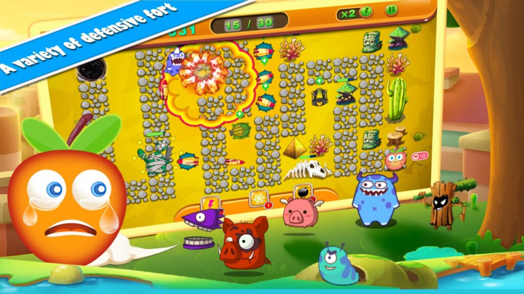 Carrot Tower Defense Unity Source Code screenshot