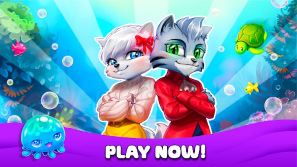 Cat Stories™ Match 3 Puzzles Unity Source Code screenshot