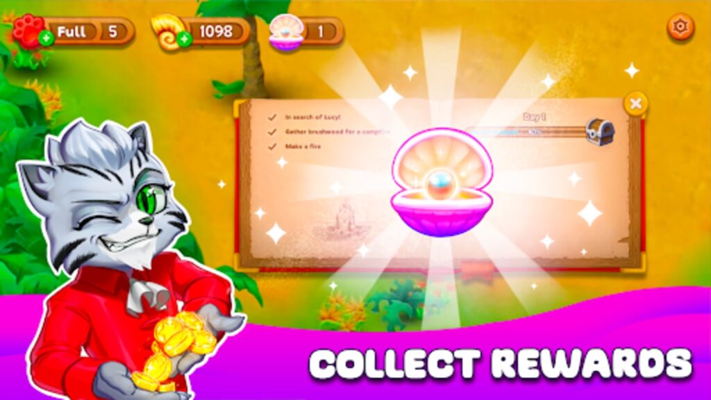 Cat Stories™ Match 3 Puzzles Unity Source Code screenshot