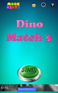 Dino Boom – Free Match 3 Puzzle Game Unity Source Code screenshot