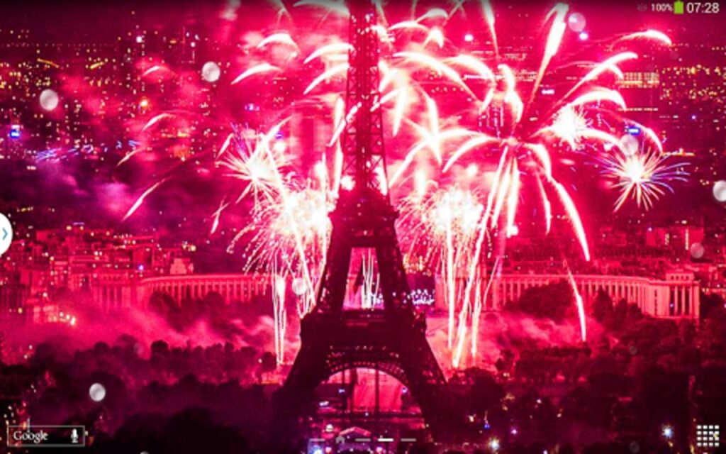 Eiffel Tower Fireworks Unity Source Code screenshot
