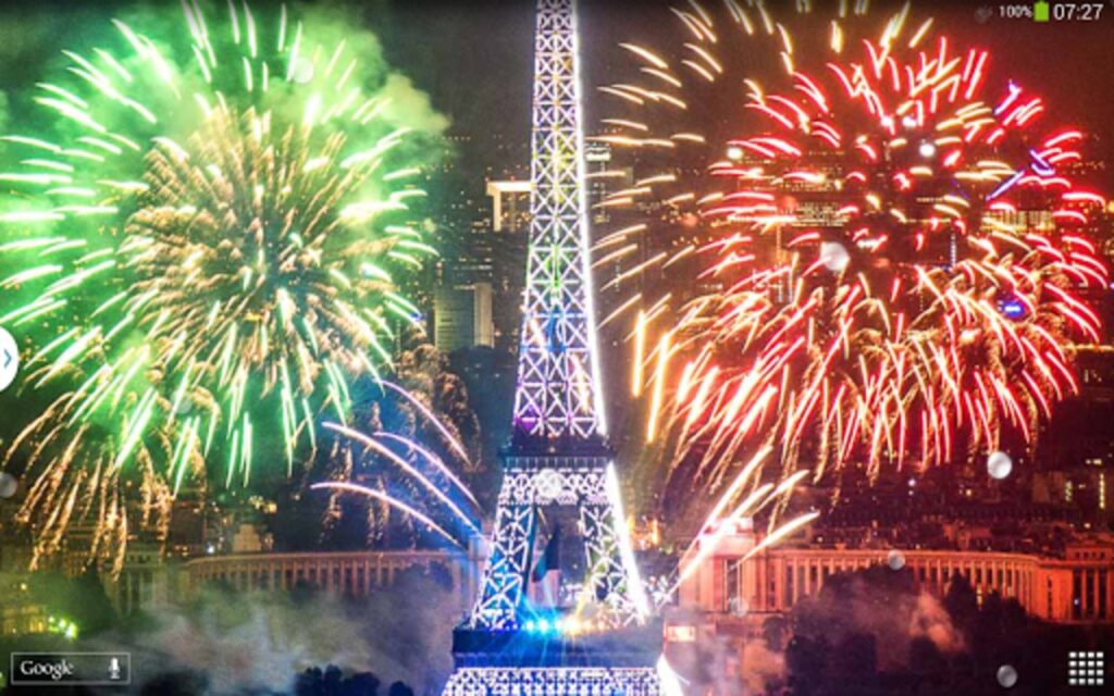 Eiffel Tower Fireworks Unity Source Code screenshot