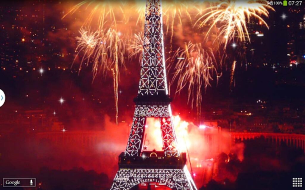 Eiffel Tower Fireworks Unity Source Code screenshot