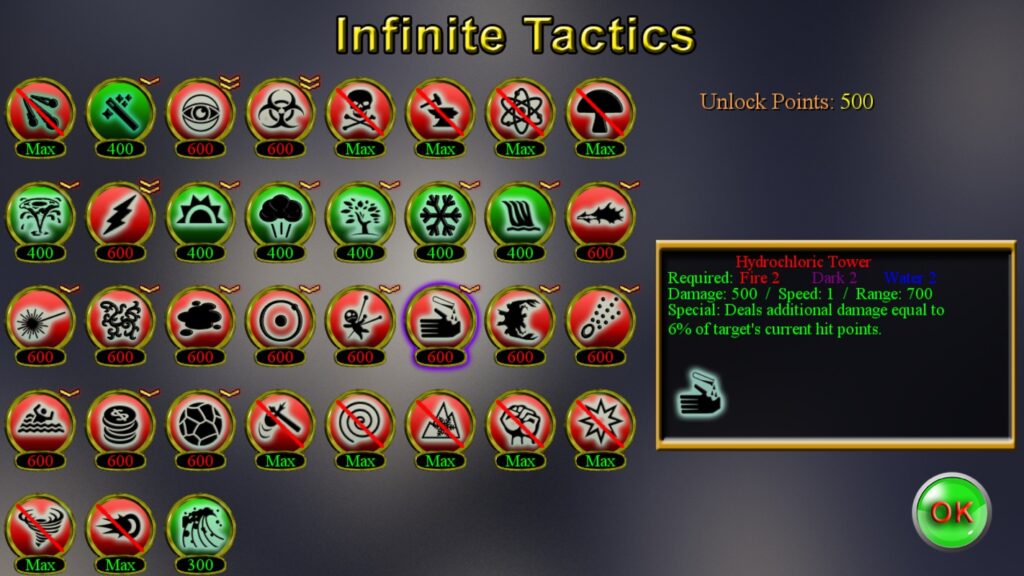 Elemental Tower Defense Unity Source Code screenshot