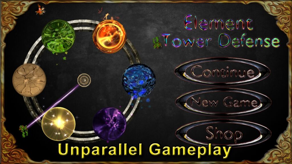 Elemental Tower Defense Unity Source Code screenshot