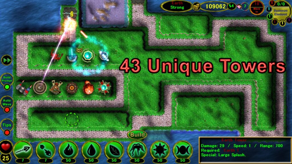 Elemental Tower Defense Unity Source Code screenshot