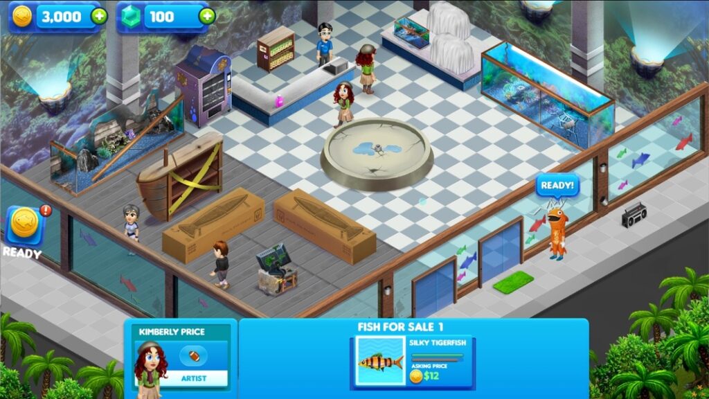 Fish Tycoon 2 Virtual Aquarium Unity Source Code screenshot