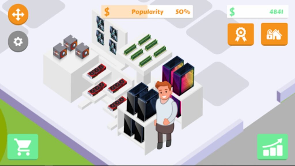Gaming Shop Tycoon Unity Source Code screenshot