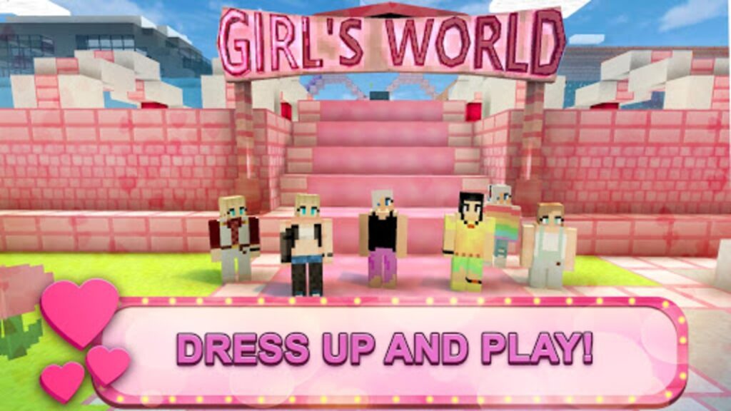 Girls Theme Park Craft Unity Source Code screenshot
