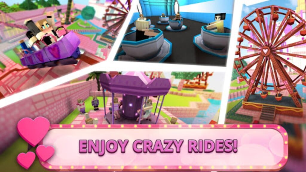Girls Theme Park Craft Unity Source Code screenshot