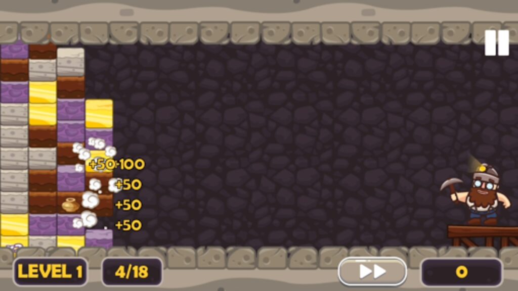Gold Mine – Match 3 Unity Source Code screenshot