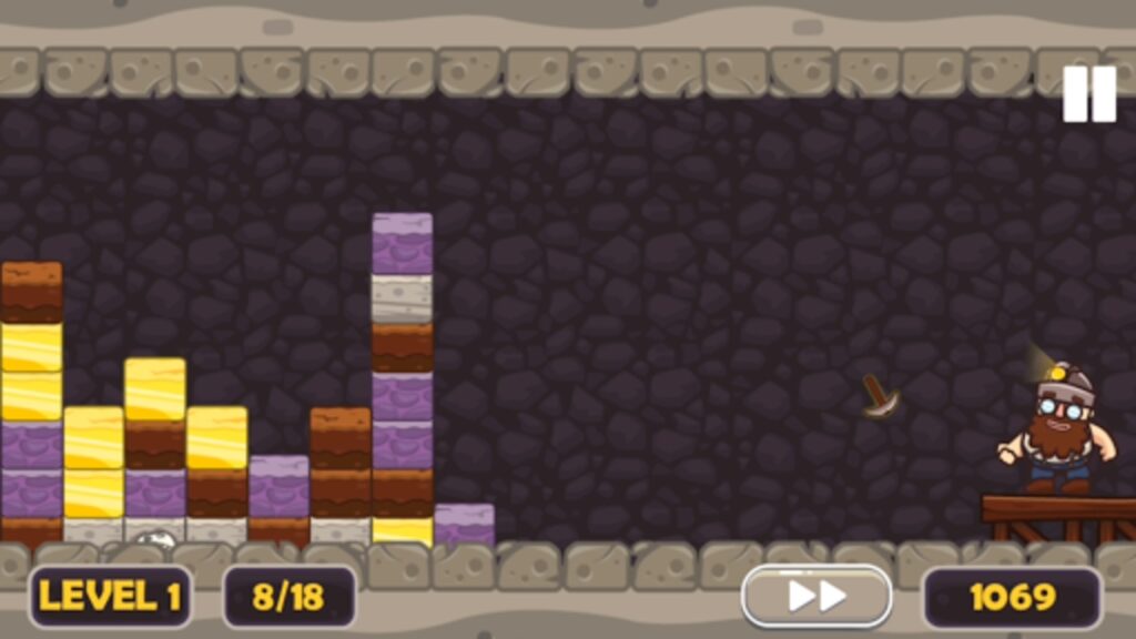 Gold Mine – Match 3 Unity Source Code screenshot