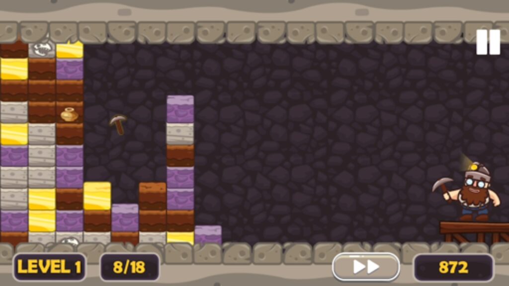 Gold Mine – Match 3 Unity Source Code screenshot
