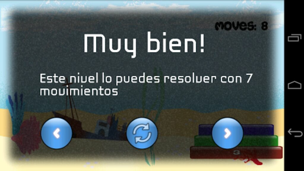 Hanoi Towers Puzzle Unity Source Code screenshot