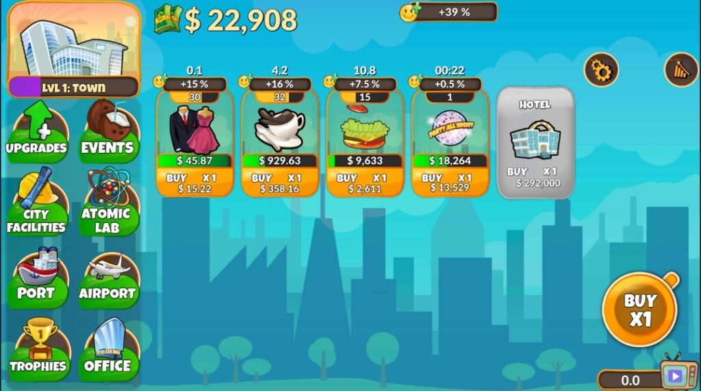 Holyday City Tycoon Unity Source Code screenshot