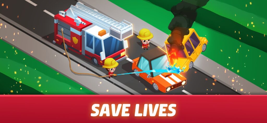 Idle Firefighter Tycoon Unity Source Code screenshot