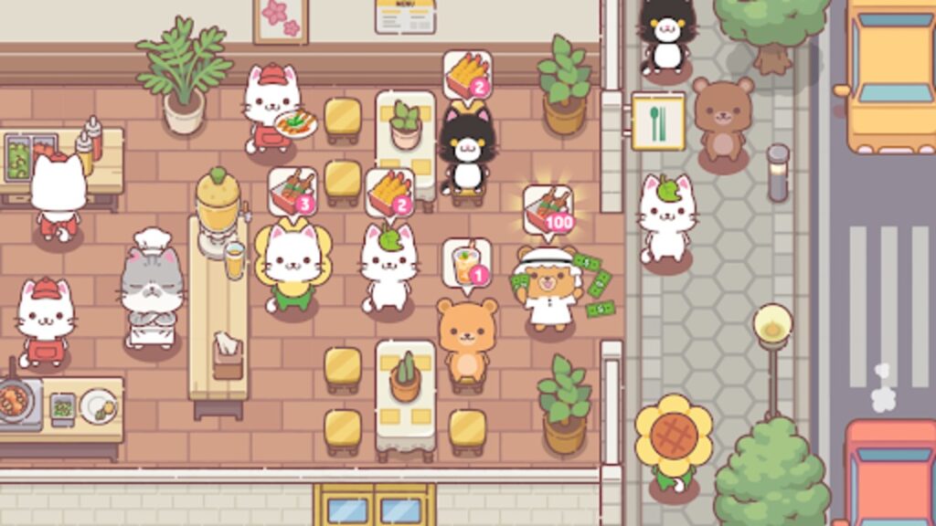 Idle Food Cafe Unity Source Code screenshot