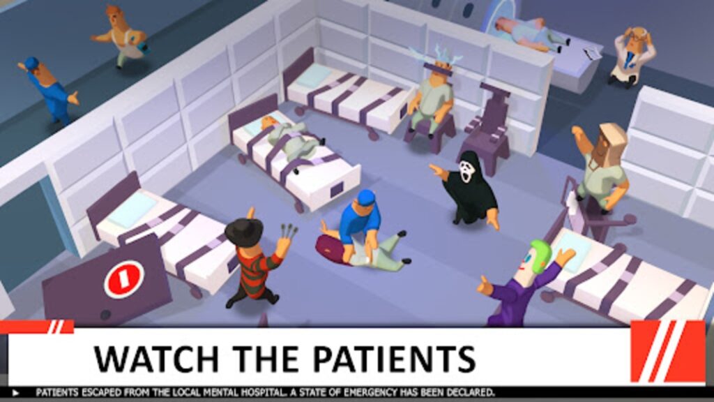 Idle Mental Hospital Tycoon Unity Source Code screenshot