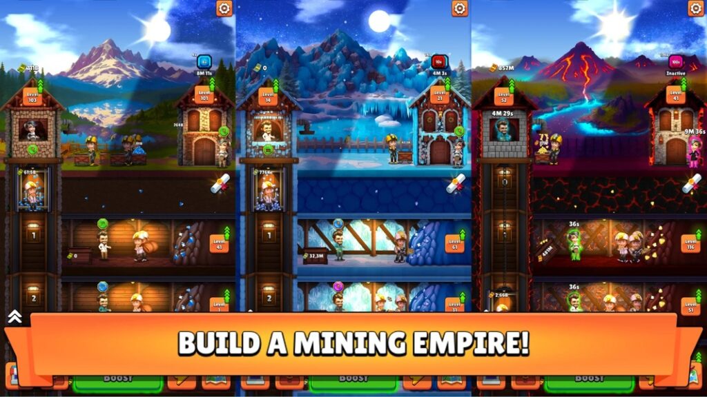 Idle Mining Company－Idle Game Unity Source Code screenshot