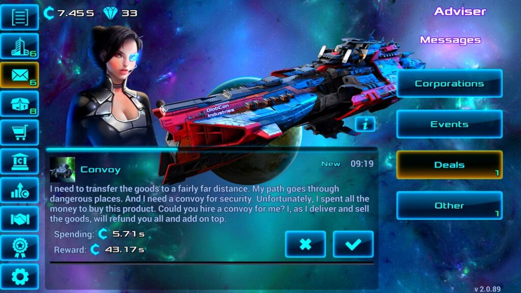 Idle Space Business Tycoon Unity Source Code screenshot