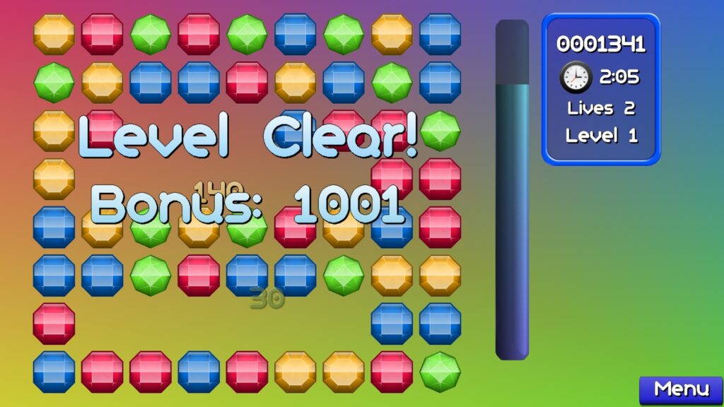 Jewel Match 3 Mania Unity Source Code screenshot