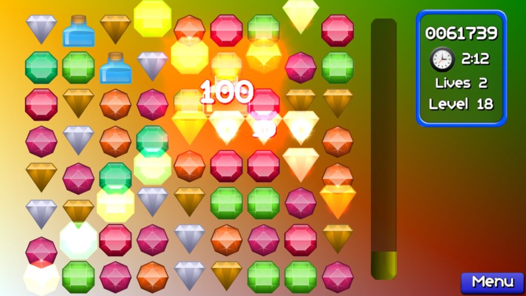 Jewel Match 3 Mania Unity Source Code screenshot