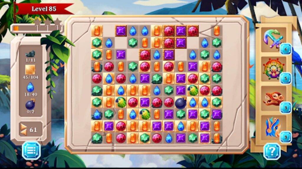 Jewel Quest: Match 3 Adventure Unity Source Code screenshot