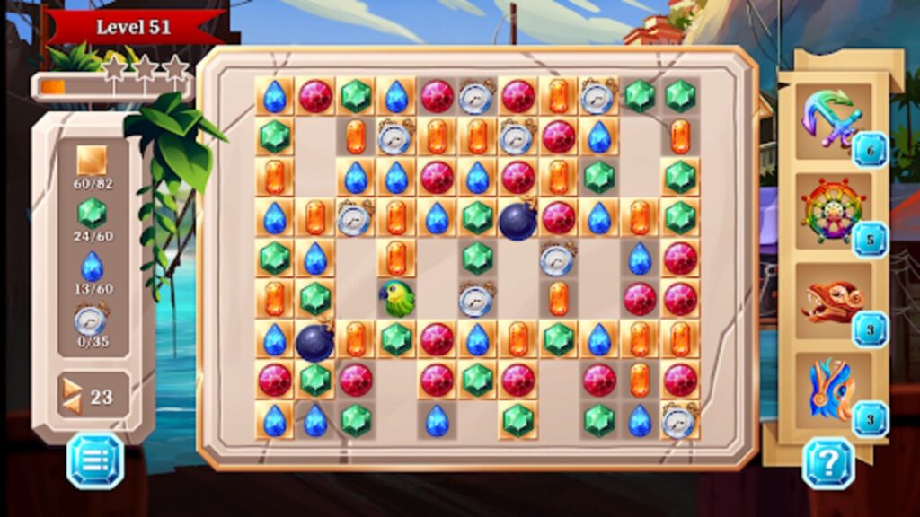 Jewel Quest: Match 3 Adventure Unity Source Code screenshot