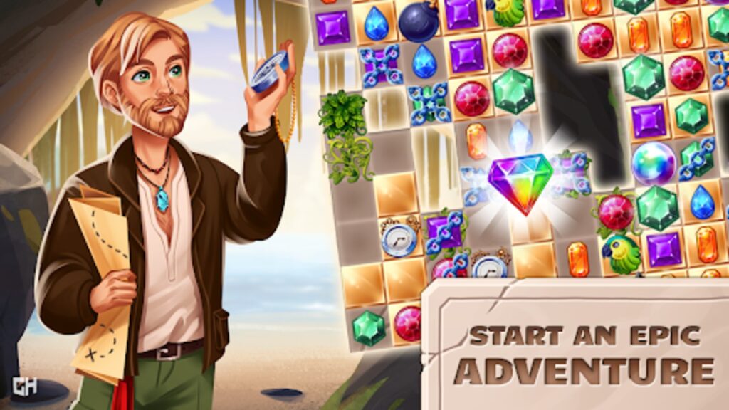 Jewel Quest: Match 3 Adventure Unity Source Code screenshot