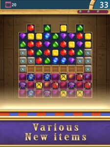 Jewels Pharaoh : Match 3 Unity Source Code screenshot