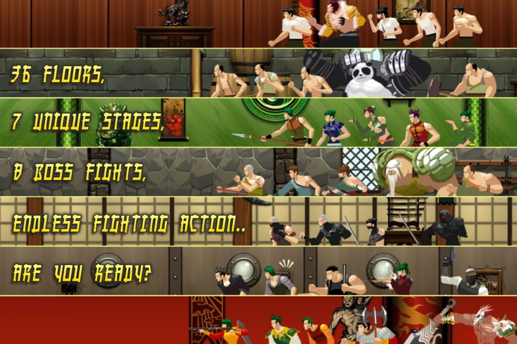 KungFu Quest : The Jade Tower Unity Source Code screenshot