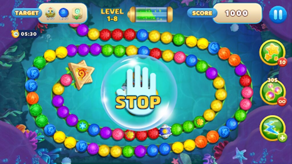 Marble Blast: Match 3 & Shoot Unity Source Code screenshot