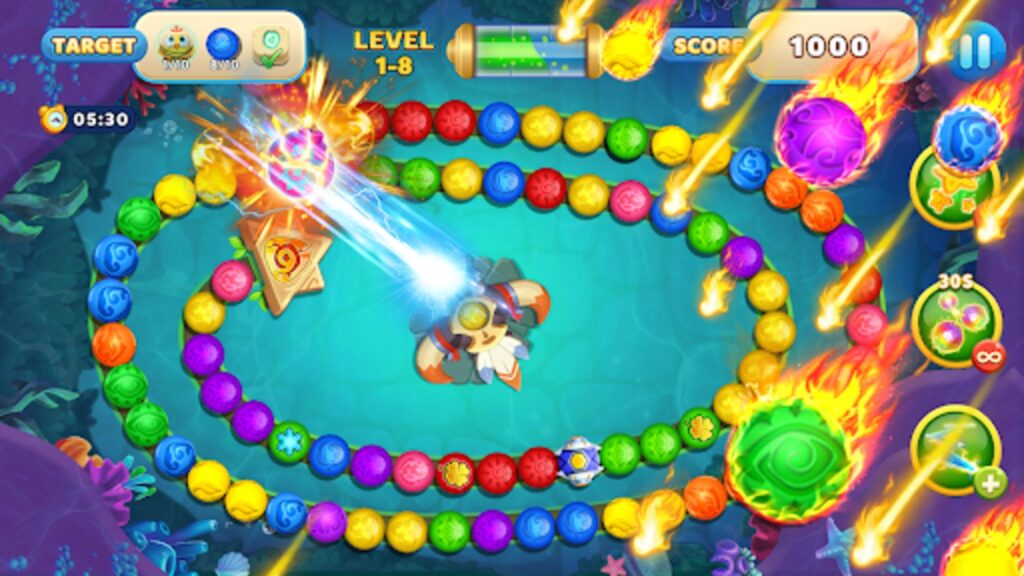 Marble Blast: Match 3 & Shoot Unity Source Code screenshot