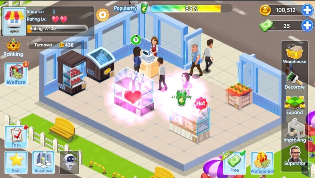 My Supermarket Story : Store tycoon Simulation Unity Source Code screenshot