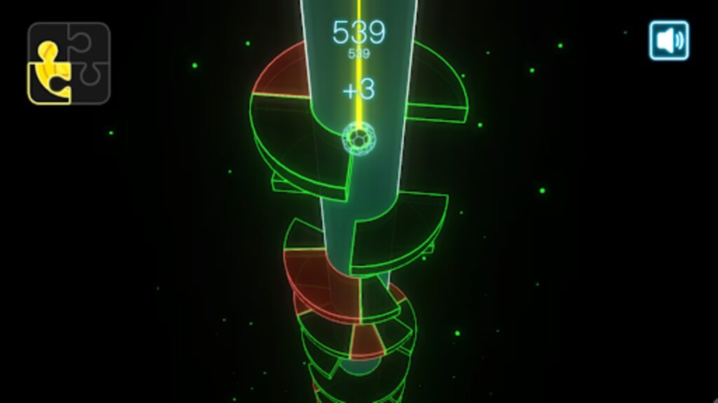 Neon Tower Ball Unity Source Code screenshot