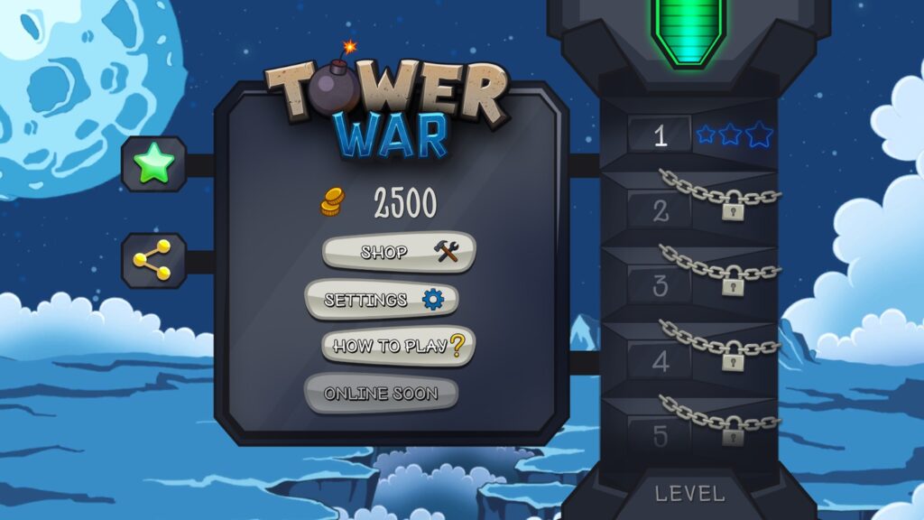 Softmedya’s Tower War Unity Source Code screenshot
