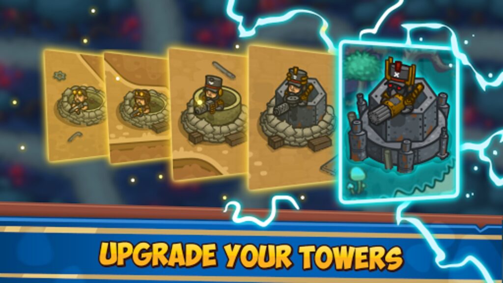 Steampunk Defense: Tower Defense Unity Source Code screenshot