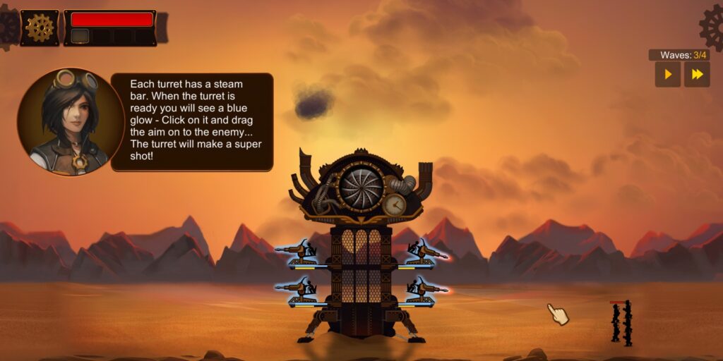 Steampunk Tower 2 Unity Source Code screenshot