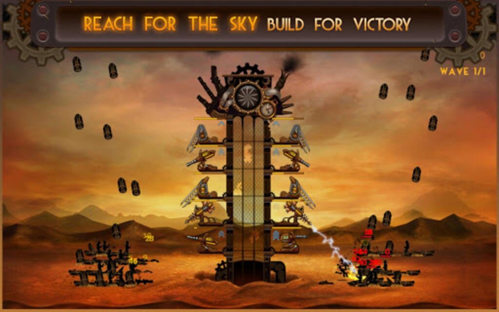 Steampunk Tower Unity Source Code screenshot