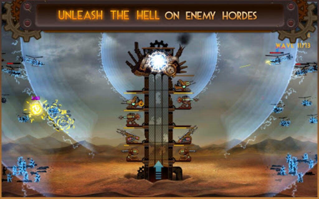 Steampunk Tower Unity Source Code screenshot