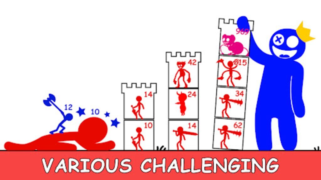 Stick Fight: Hero War Tower Unity Source Code screenshot